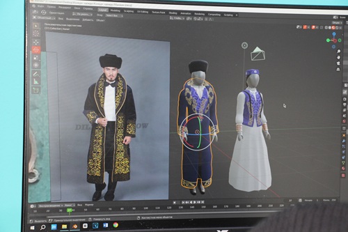 «Мұраны жаңғырту»: 3 D моделирование казахской национальной одежды